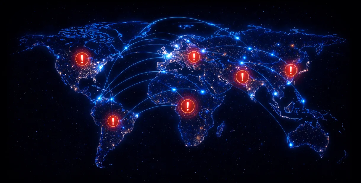 Global piracy threat map